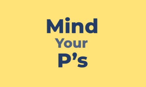 mind your ps banner